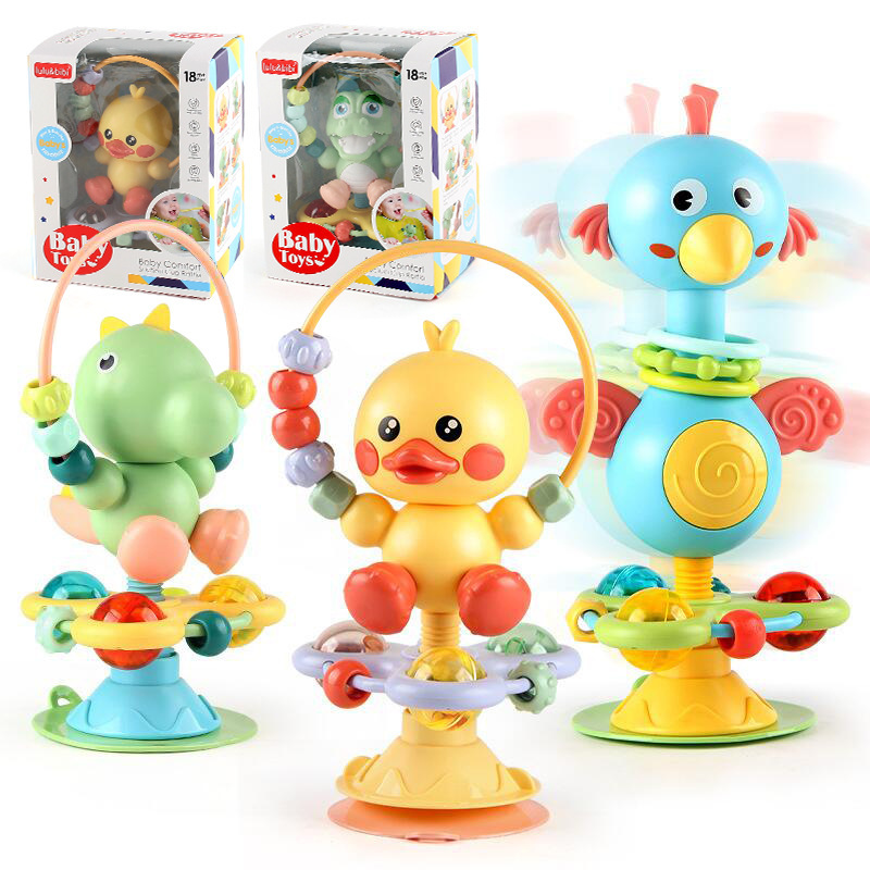 Baby Nursery Equipment - Bebek karikatür yatıştırıcı zil oyuncak eğlenceli