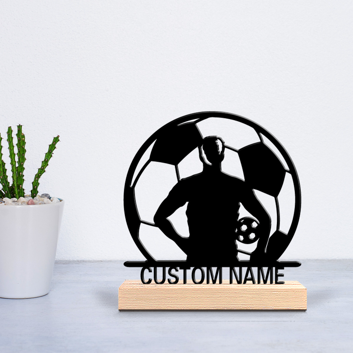 Baby Nursery Home - 1 adet Sevimli Kişiselleştirilmiş Özel futbol