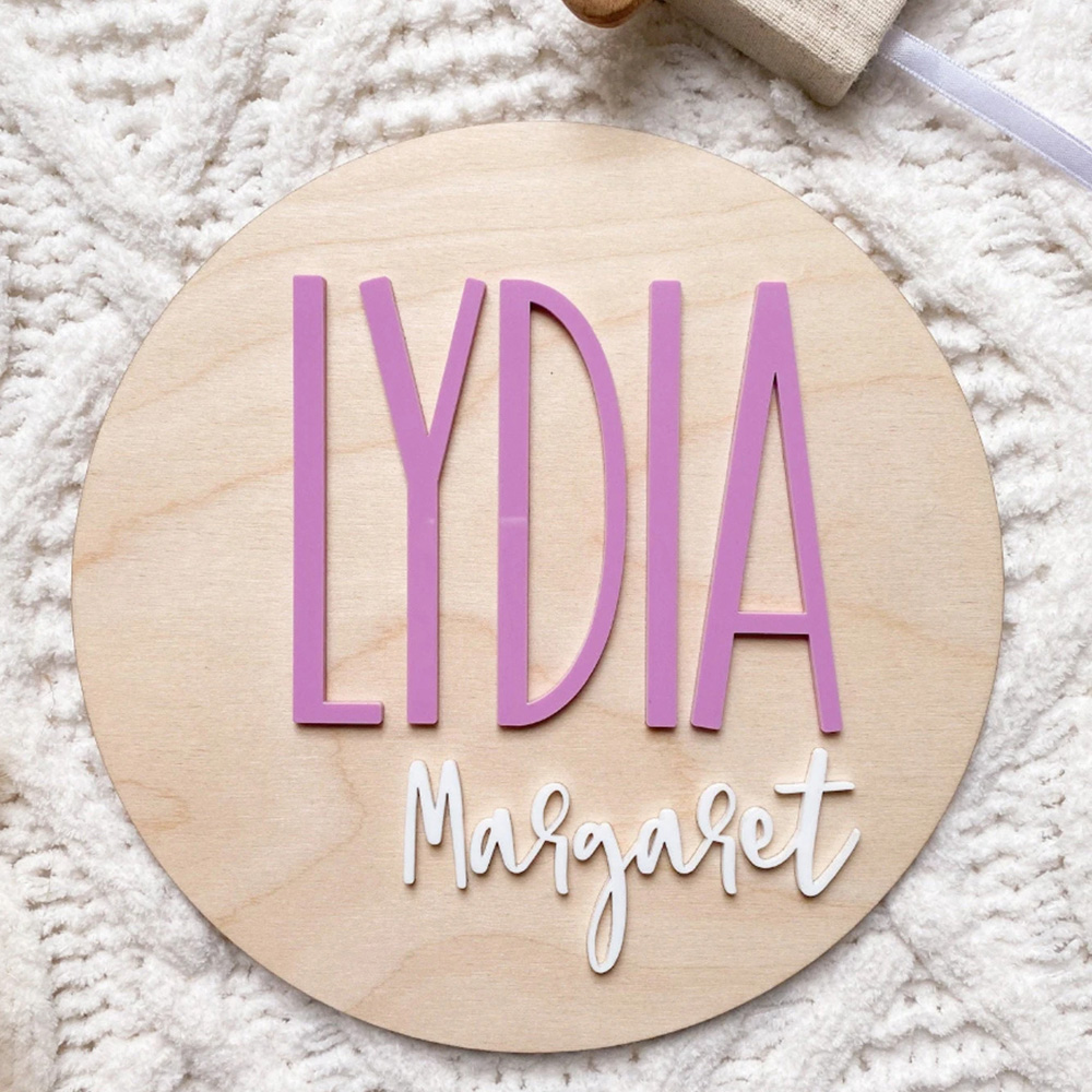 Kişiye Özel Doğum Duyuru Plake - Baby Nursery Artwork incelemesi ve fiyatı