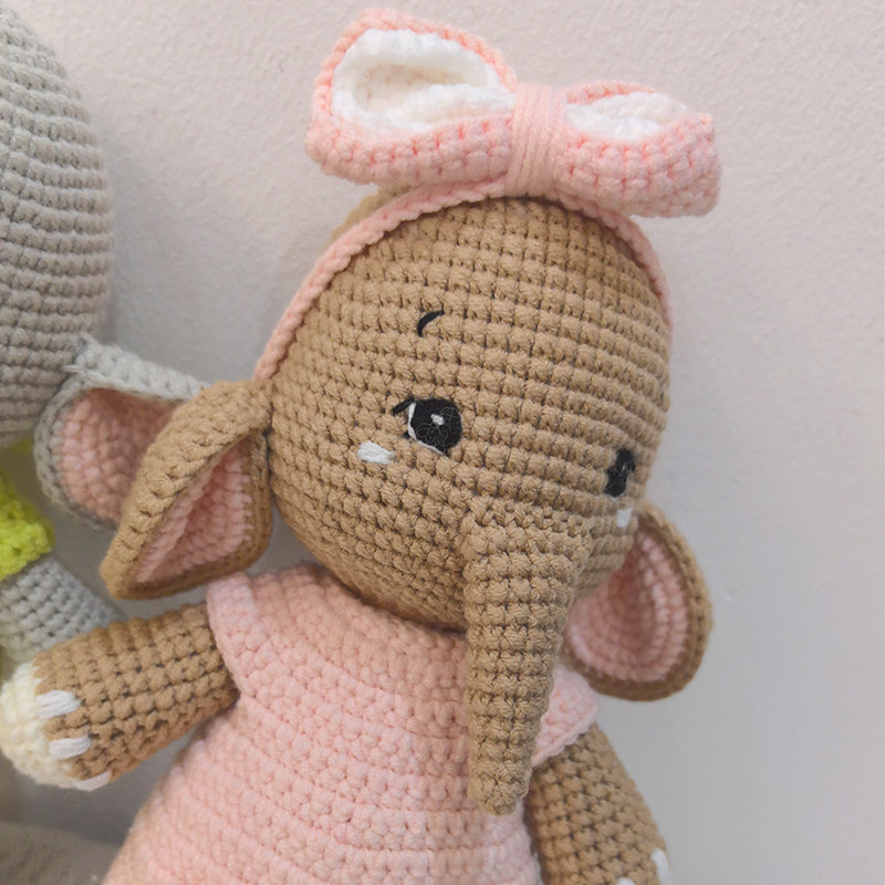 El Yapımı Tığ Işi Fil Çift Pel - Baby Nursery Game incelemesi ve fiyatı