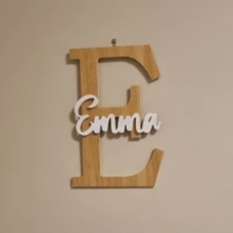 Özel Ahşap İsim Burcu Bebek Du - Baby Nursery Name Letters incelemesi ve fiyatı