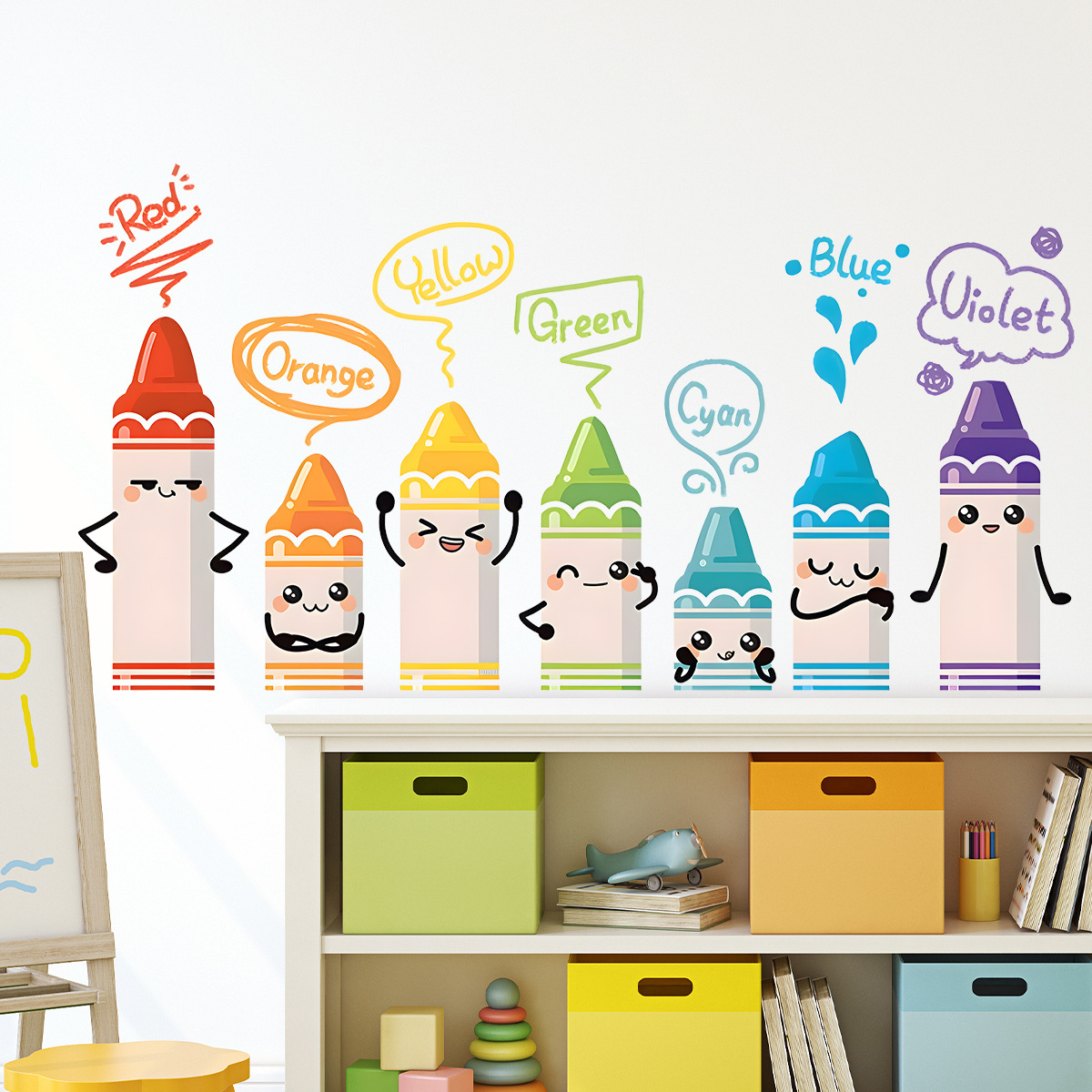 Karikatür sevimli renkli mum b - Baby Nursery Needs incelemesi ve fiyatı