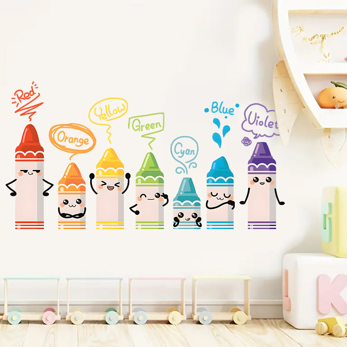 Karikatür sevimli renkli mum b - Baby Nursery Needs incelemesi ve fiyatı