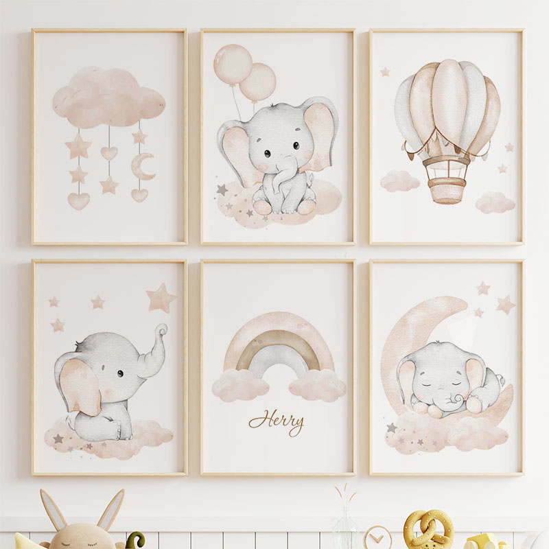 Sevimli Fil Sıcak Balon Ay Gök - Baby Nursery Kids incelemesi ve fiyatı