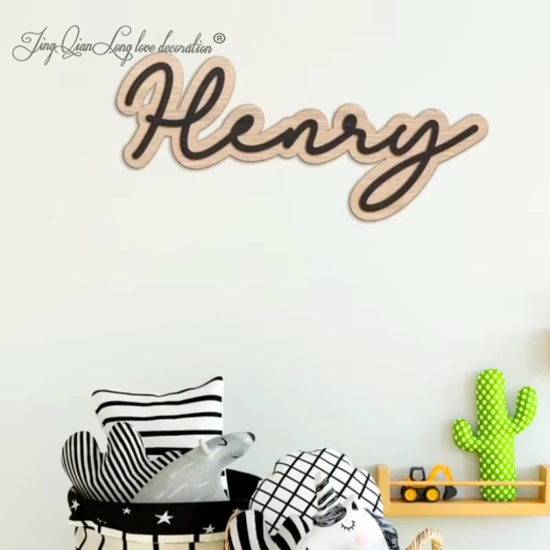 Kreş Dekoru için Özel Ahşap İs - Baby Nursery Name Letters incelemesi ve fiyatı